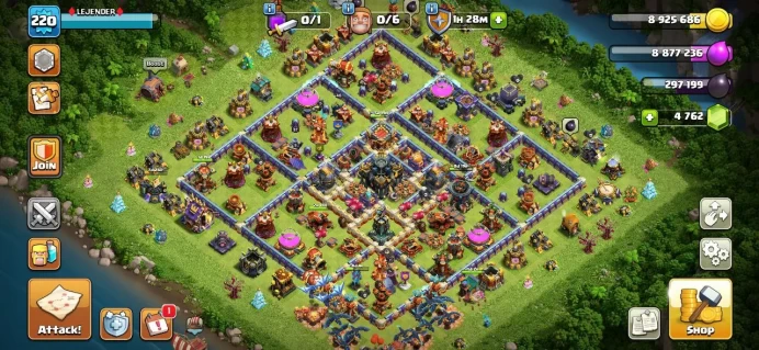 TH 16, TH 16 Max, 5 Equipment Epic 2 Lv 27 2 Lv 26, Defense Max, Wall Max, Hero Max, Magic Items