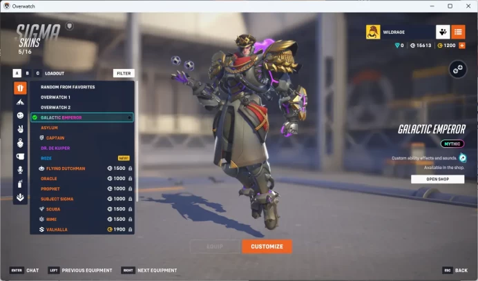 SEOUL DYNASTY/SEOUL DYNASTY AWAY/GALACTIC EMPEROR/ANCIENT CALLER/Overwatch 2/Full Mail Access/see the picture/Please Read Description / nnbsw