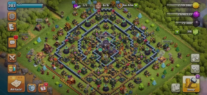 TH 15 - TH 14 Max, 5 Equipment Epic, Free Change Name, 10 Hero Skin, Magic Items