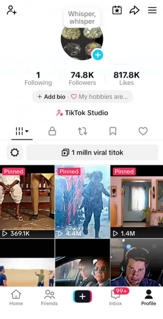 Instanly Delivery/ 74K Real Followers+817K Real Likes Account/ Live Stream/ Full Access