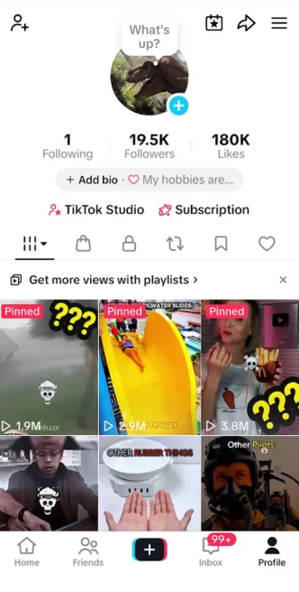 Instanly Delivery/ Monetized 19K Real Followers+180K Real Likes Account/ Creator Rewards Program Activated/ Live Stream/ Full Access