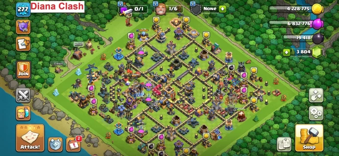 TH18-XP277-(5 Max Heroes-18 Max Walls-4073 Varastar-8K Legendary Loot)- 7 Hero Skins- 2 Max Epic Gear+2 Lvl26 Peak Gear- 2347 Raid Medals