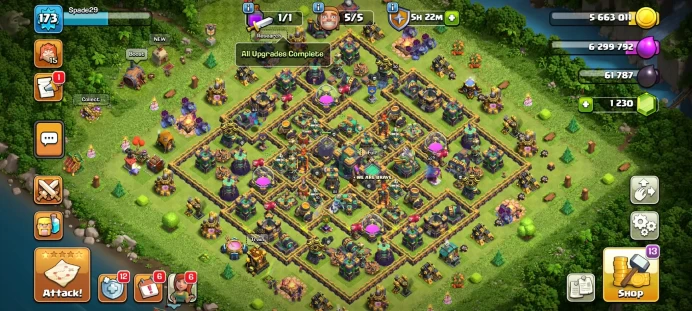 MAX TH14 - MAX EQUIPMENT - FREE NAME - LOTS OF MAGIC ITEMS - 100% SECURED INSTANT RECEIVED