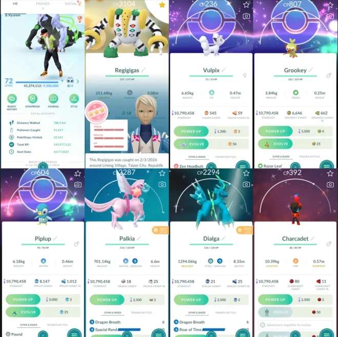 1976 Level 72 Shiny Black Kyurem Shiny Charcadet Shiny Charizard