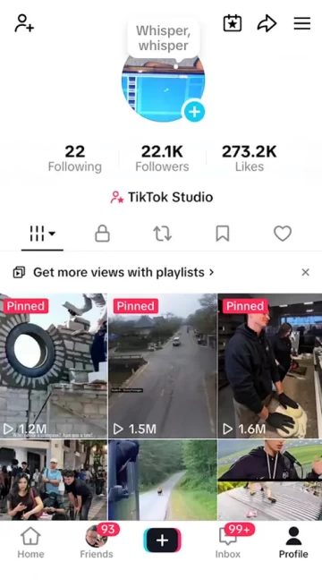 USA Monetized Account/ 22K Real Followers+273K Real Likes/ Creator Rewards Program Activated/ Live Stream/ Full Access