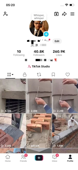 Instanly Delivery/ Monetized 40K Real Followers+250K Real Likes Account/ Creator Rewards Program Activated/ Live Stream/ Full Access