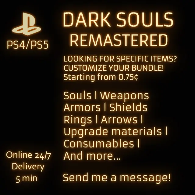 (PS4/PS5) Dark Souls Remastered CUSTOMIZE YOUR BUNDLE
