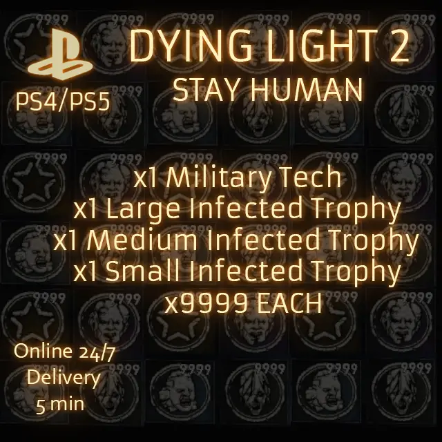 (PS4/PS5) Dying Light 2 Stay Human CRAFTMASTER RESOURCES X9999 each