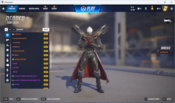 CLASSICFLORIDA MAYHEM 2018/5663 LEGACY COMPETITIVE POINTS/5 Golden Weapons Amount/Full Mail Access/see the picture/Please Read Description / 