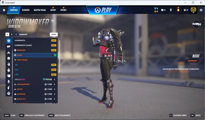 NOIRE / Overwatch 2 / Full Mail Access / see the picture / Please Read Description / Brend