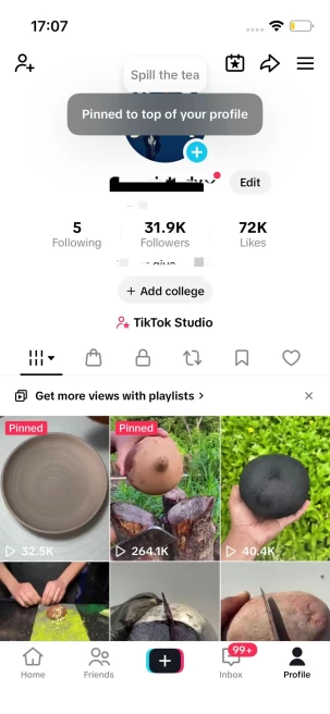 Instanly Delivery/ Monetized 31K Real Followers+90K Real Likes Account/ Creator Rewards Program Activated/ Live Stream/ Full Acce21