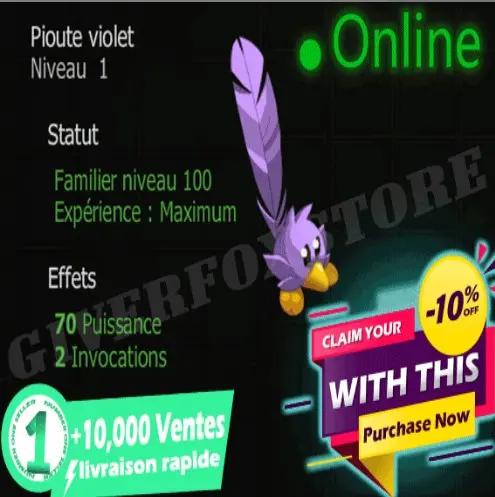 Salar>[ Pioute violet ] + Best BONUS - Livraison 5 Minutes
