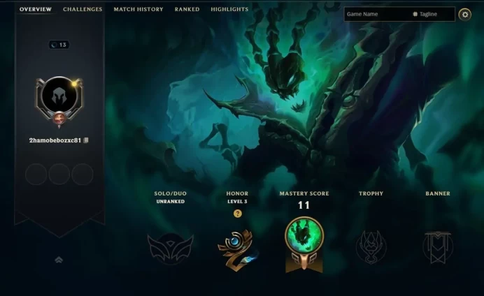 EUW - Unranked - 9 Skin - Level 10 - OE 260 - BE 5591 - RP 25 - Champion 26 - 8 month xp boost - Code1458