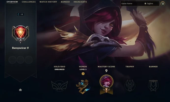 EUW - Unranked - 5 Skin - Level 10 - OE 2478 - BE 15.3k - RP 30 - Champion 16 - 8 Shards - 1 Chest - Code1461