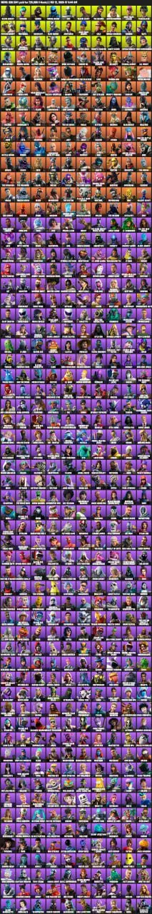 920 skins ·Black Knight+IKONIK+Honor Guard+Eon+Travis Scott - iGV