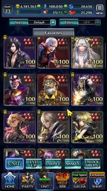 GLOBAL|100k Crystal|Collab (V & Nero)+TopTierUnits (A.Rolland,DK Holy Ruuto,Divine Beast Rei,etc)+4 LR ARK|CodeOnly(LC1012)