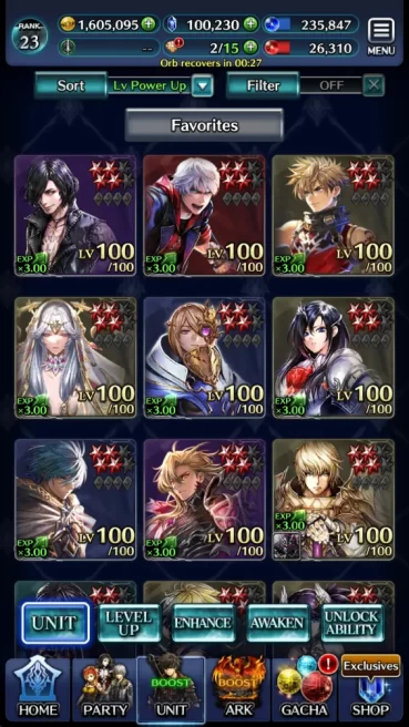 GLOBAL| 100k Crystal| Collab DMC (Nero & V)  + TopTierUnits (SS Lenius, A.Rolland, G.Lilaha, HK Ruuto, etc) | 4 LR ARK (LC1016)