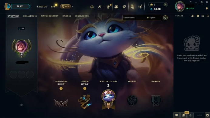 NA - SAFE SEASON16 IRON 4 0LP | 58700 BE | PLACEMENTS DONE | 1W 20L | INSTANT DELIVERY | LOW MMR | UNVERIFIED EMAIL | IRON IV | #2865