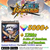 Global IOS[Instant Shipping][5000+RD][1700+GF] 4*Trafalgar Law 】50+Random 6 Star Character [starter account]][Instan Delivery]