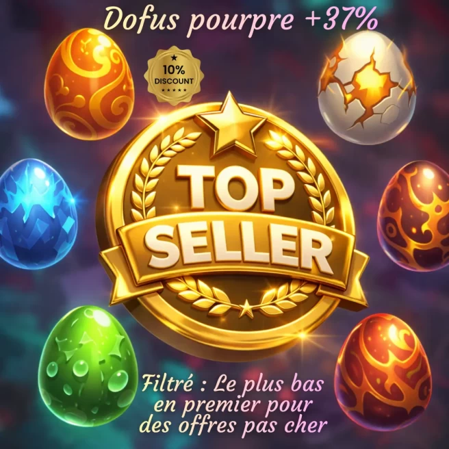 Allisteria : Dofus Pourpre 37% + Top bonus - Top Delivery