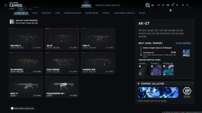 XBOX/PC/PS - [ Black ops 7 | Warzone ] - [ Level 55+ ] - [ 12x Arclight Camos Unlocked ] -[ Manually Played ]-[ Full Access Email ]