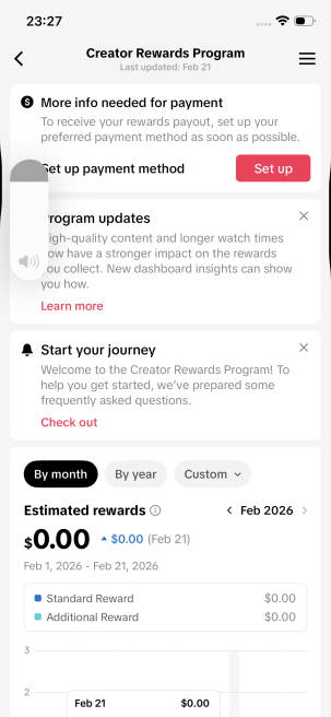 Instanly Delivery/ Monetized 33K Real Followers+200K Real Likes Account/ Creator Rewards Program Activated/ Live Stream/ Full Access