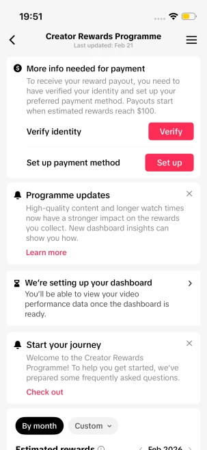Instanly Delivery/ Monetized 11K Real Followers+170K Real Likes Account/ Creator Rewards Program Activated/ Live Stream/ Full Access