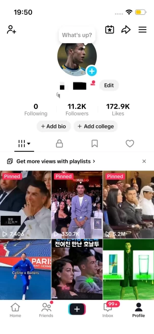 Instanly Delivery/ Monetized 11K Real Followers+170K Real Likes Account/ Creator Rewards Program Activated/ Live Stream/ Full Access