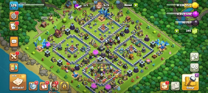 Full warranty-Secure account-Th 14 cheap -level129 -Gem 2360-Magic Items-heroes 57/65/44/33/16 - Android & ios