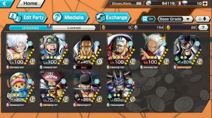 BR670-IOS+Android-Kizaru Full Boost+6 Ex(Gear 5 v2+Zoro+Akainu)+Good Medal-Support 162%+Koby Max+S-Hawk Max+Egghead Sanji Max+Kid Max+Shiryu v2