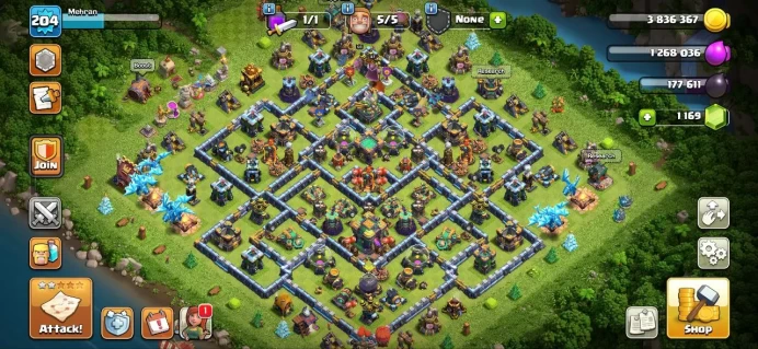 Clash royal (Android/iOS) KT 15 - lvl 59 - Cards121/121 - Max Card 2 _ elite Card 6/lvl 14/28 Emote62 /evo card 11/skin tower 4 /Fast delivery/
