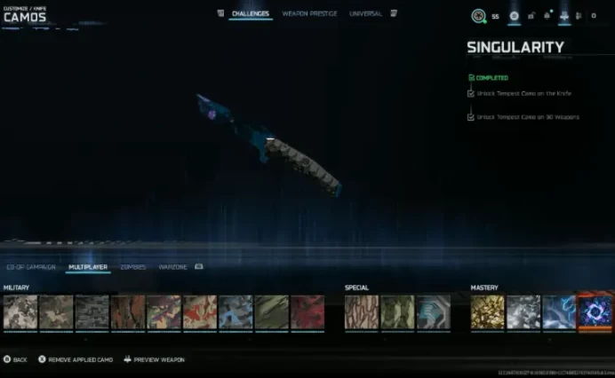 BLACK OPS 7 ALL 30 WEAPONS SINGULARITY | LEVEL 55