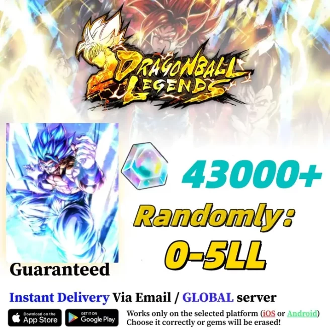 Global[IOS only]UL Ultra Blue Gogeta +43000Chrono Crystal | The plot has been completed |Dragon Ball Legend