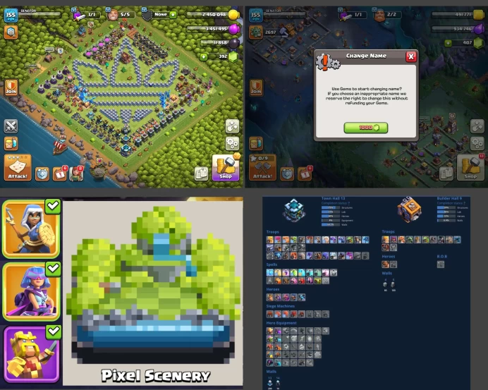 ■TH:13 (+60%) ■Heroes: K54 Q54 P40 W22 C12 ■Skins:4 ■BH:9 ■Full Access ■Instant Delivery ■A6054