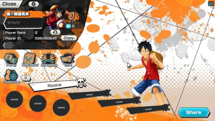 Global|6 EX|BP Kuzan,Onigashima Zoro,4Emperor Teach,5Elders Saturn,KOP Roger,[Borsalino]|Rank 2|LogBandai|CheckSS(OPBR1956)
