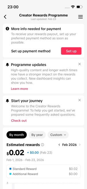 Instanly Delivery/ Monetized 10K Real Followers+130K  Likes Account/ Creator Rewards Program Activated/ Live Stream/ Full Access