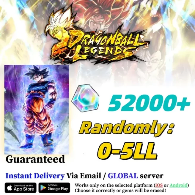 Global[Android only]UL Ultra Instinct - Sign - Goku +52000Chrono Crystal | The plot has been completed |Dragon Ball Legend