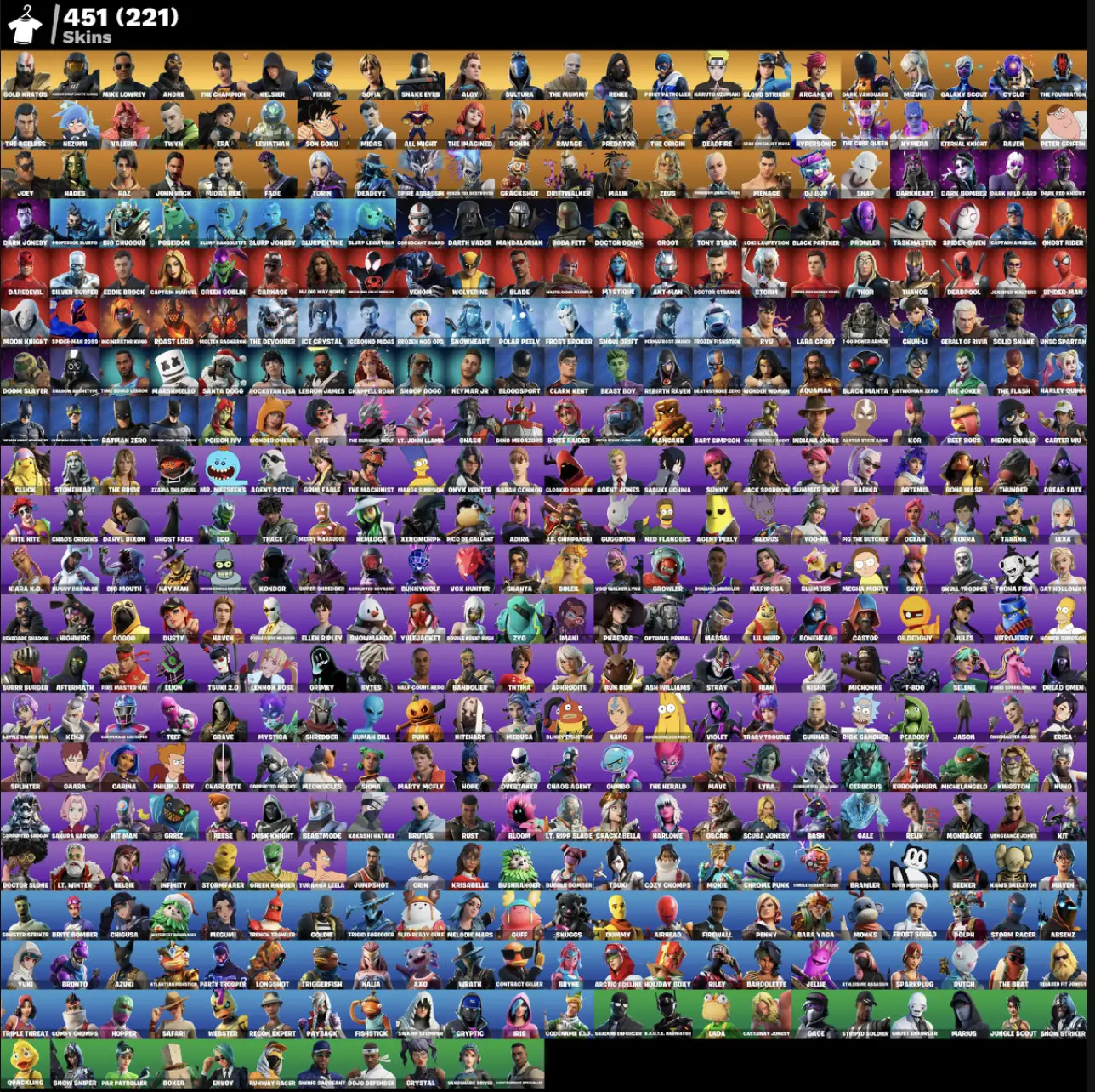[3in1] / FN (ALL PLATFORMS) | 451 skins (221 paid) | Full access ...