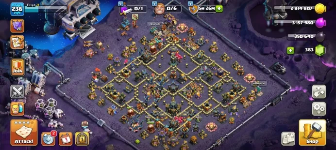 TH 17 Full Max, 8 Equipment Epic, Hero Max, Wall Max, Defense max  , 3 skin map ,7 skin Hero, have 424 League Medal, Warranty Lifetime