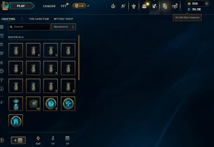  【 NA 】 ⸱ Iron IV 9.1% WR +22Games | Hand - ( leveled + De-ranked  ) | Unverified  | 26240 BE  | 350 RP  | Untouched-Loot  | Check Descripti