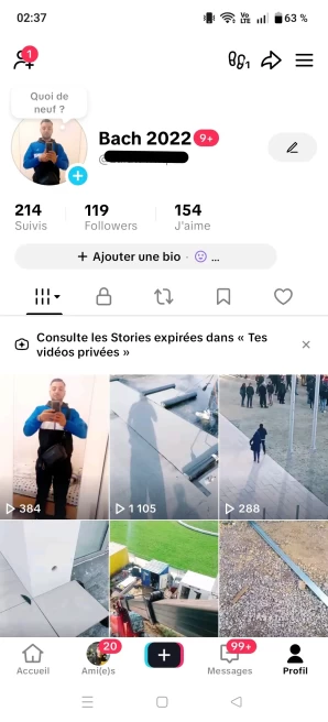 [Code 9378] Local France / 119 Followers + 154 Likes / Real Followers / Very Cheap