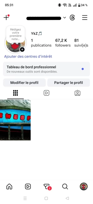 [Code 9379] Account Create 2013 + 67k Followers + 1 post with 32k Likes / Very Rare