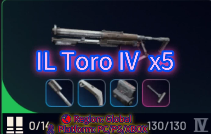 *5 IL Toro IV ,with full attachments