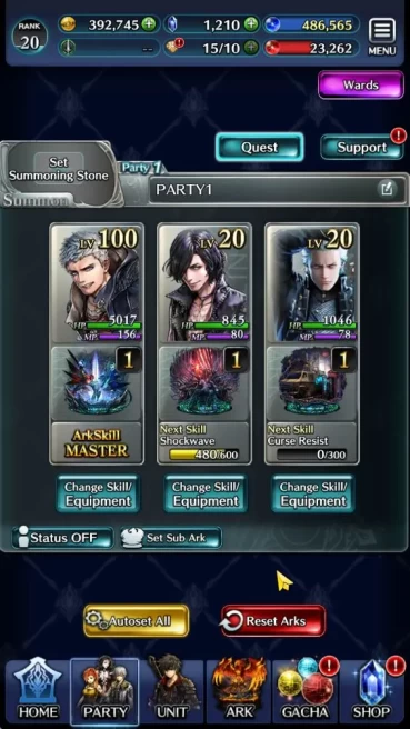 GLOBAL|Rank 20|Collab DMC(Vergil, V, Nero) + TopTierUnits(SMSera, Goddess Lilaha, WK Melza, etc)|4LR,32SSR ARK| CheckSS (LC1057)
