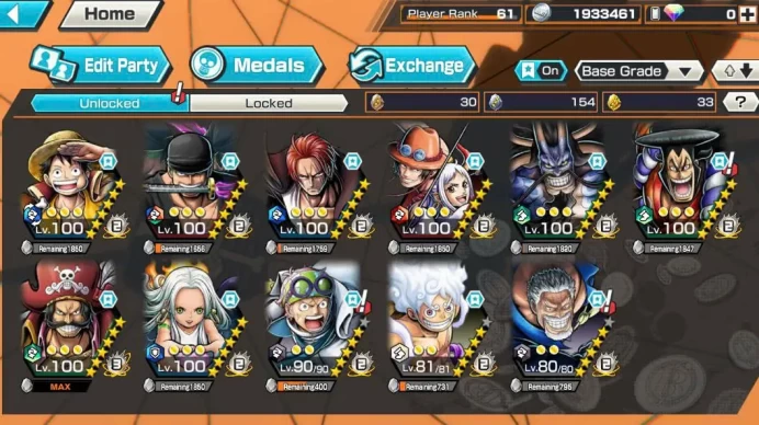BR675-IOS+Android-Hyber 60+Roger Skin Full Boost+10 Ex(Gear 5 v2+Garp+Zoro+Kaido+Snake+Yamato Ace+Shank v2+Vip Medal+Support 167%+Many BF Max