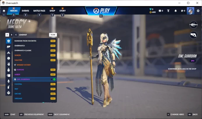 2 Gold Weapons / Full Mail Access / see the picture / Please Read Description / 4403