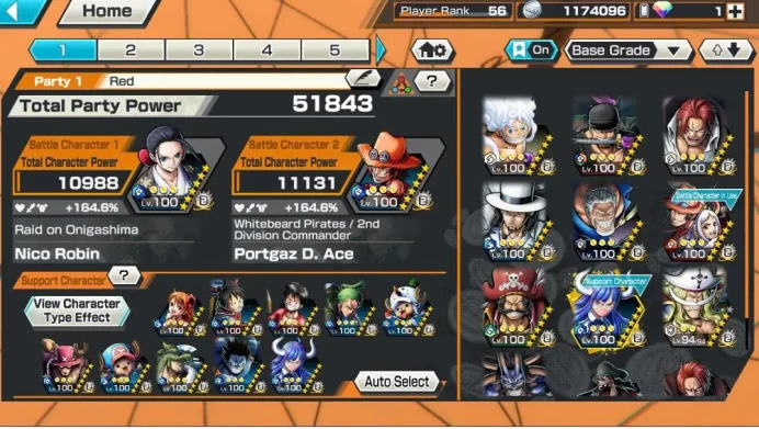 BR679-IOS+Android-Hyber 52+11 Ex(Gear 5 v2+Garp+Shank v4+Zoro+Lucci+Yamato Ace+Roger+White Beard+Kaido+Shank)+Vip Medal+164%+Many BF Max+Good Ac