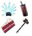 200 Iced Teas + 200 Party Beacons + 200 Delicious Cakes + 179 Kath Hammers