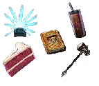 200 Iced Teas + 200 Party Beacons + 200 Delicious Cakes + 179 Kath Hammers + 290 Elite Tomes