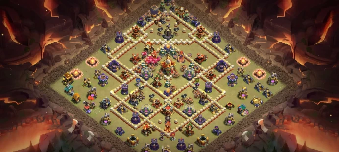 Th 16 Level 227 | Hero (95/95/70/45) | 7 Equipment Epic | 15 Magic Items | 8 Hero Skin | War Stars | 594 Gems